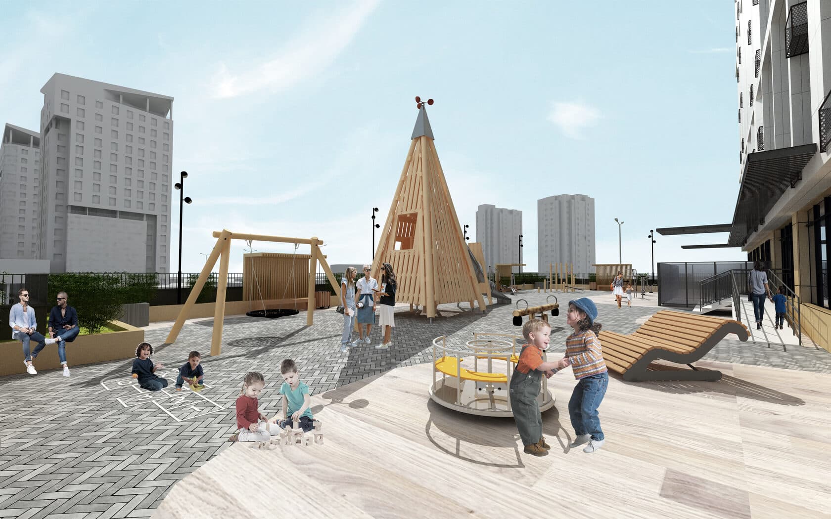 Стилобат ЖК Гастелло